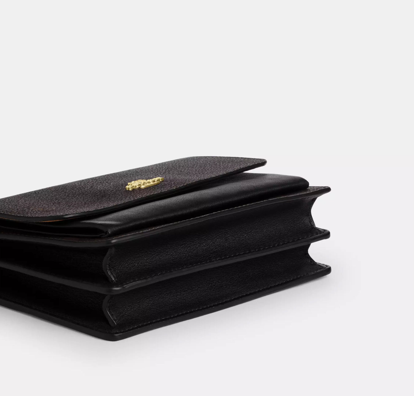 NWT Coach Mini Klare Crossbody Bag Signature Canvas & Leather In Brown/Black