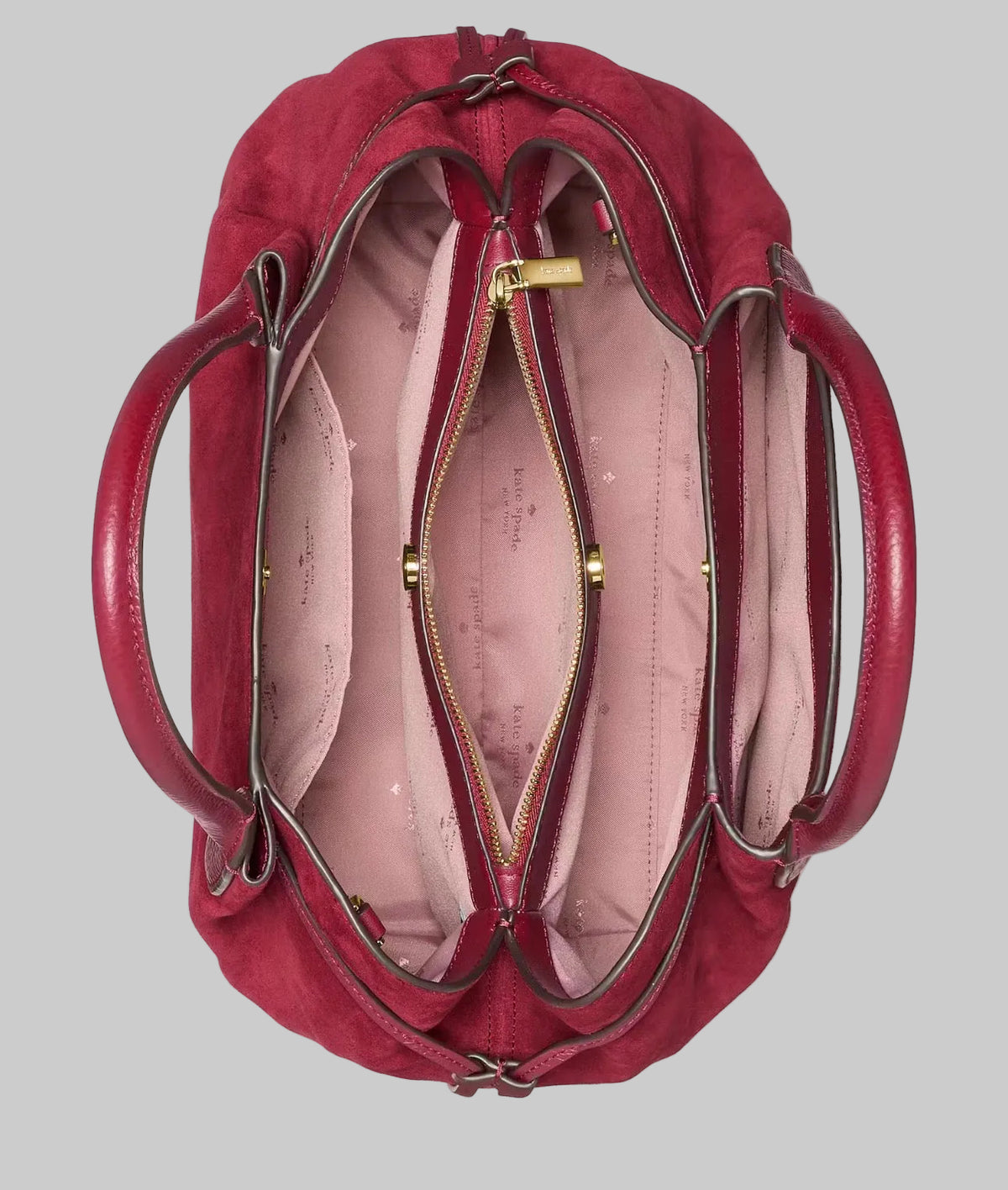 NWT Kate Spade Large Dumpling Satchel In Red