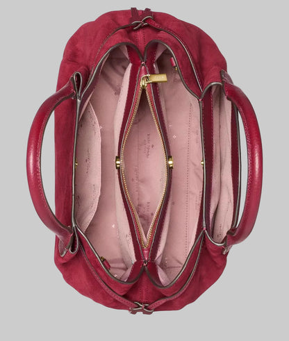 NWT Kate Spade Large Dumpling Satchel In Red