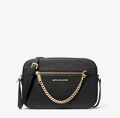 NWT Michael Kors Jet Set Leather Large Crossbody Bag