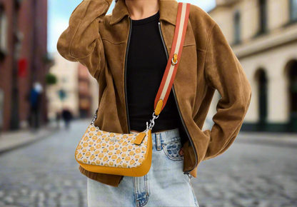 NWT Coach Teri Shoulder Bag With Floral Print