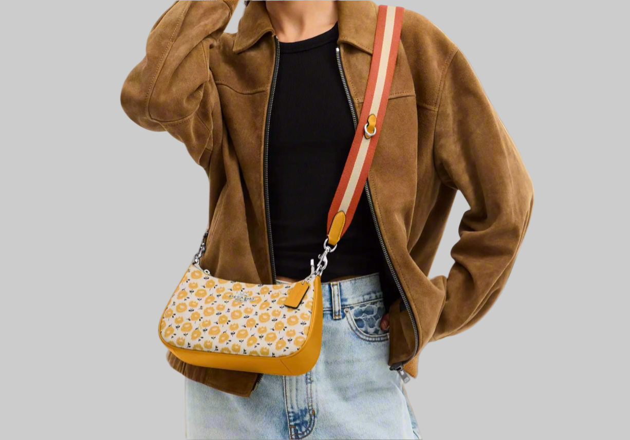 NWT Coach Teri Shoulder Bag With Floral Print
