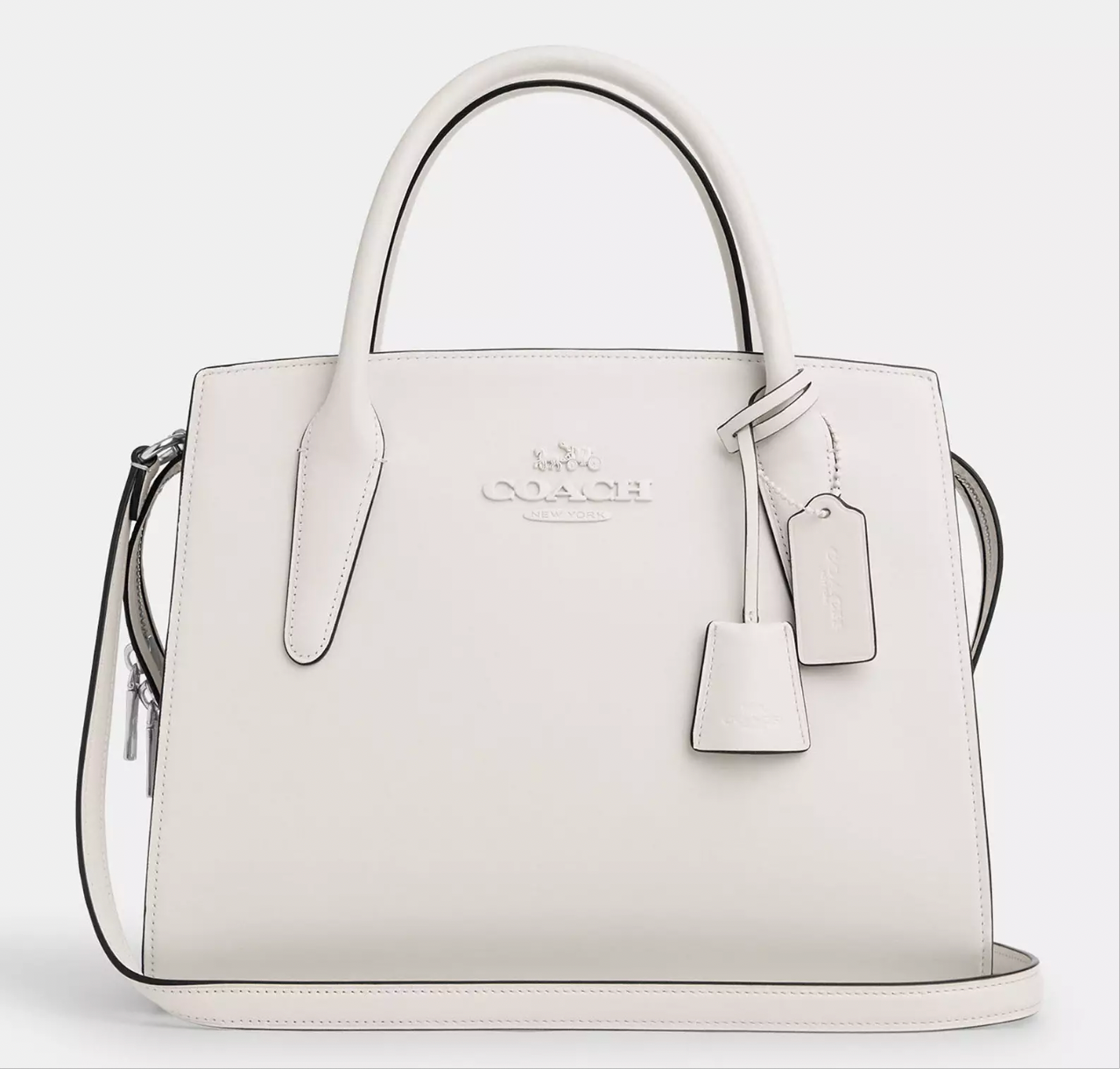 NWT Coach Large Leather Andrea Carryall Bag