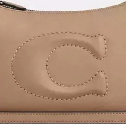 NWT Coach Teri Shoulder Bag In Signature Quilting In Smooth Leather