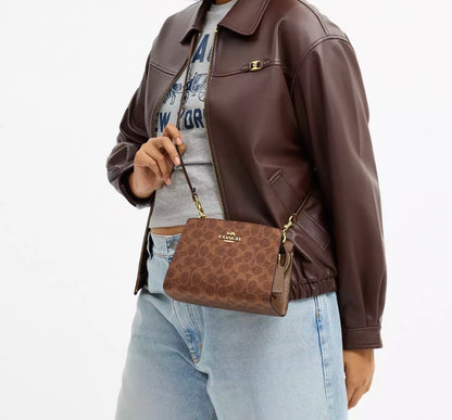 NWT Coach Gia Crossbody Bag In Signature Canvas