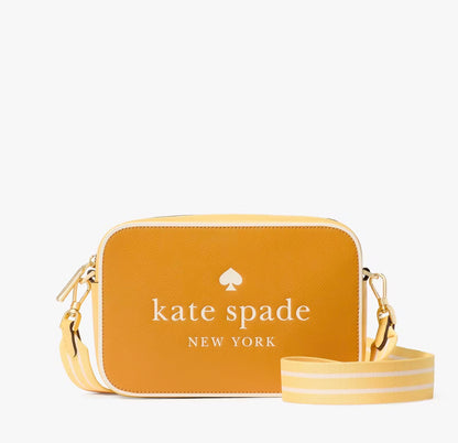 NWT Kate Spade Saffiano Leather Oh Snap Camera Bag In Black