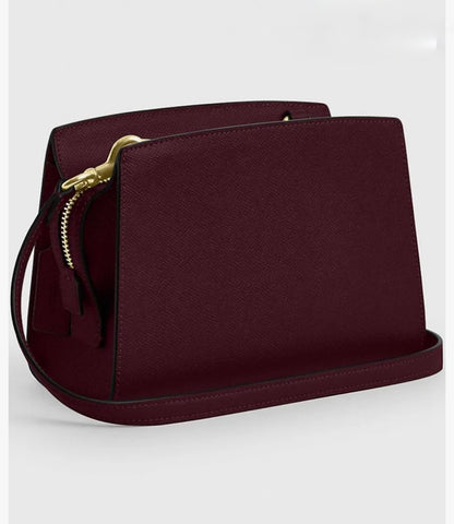 NWT Coach Gia Crossbody Leather Bag In Wine