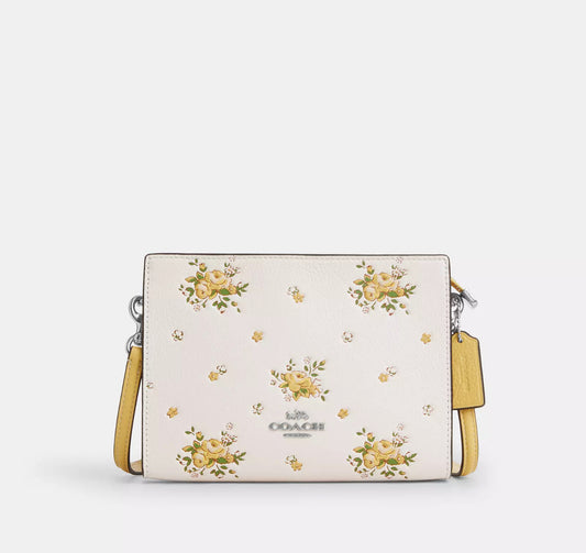 NWT Coach Slim Crossbody Bag With Floral Print