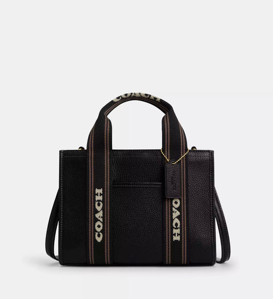 NWT Coach Leather Smith Tote Bag 24 in Black