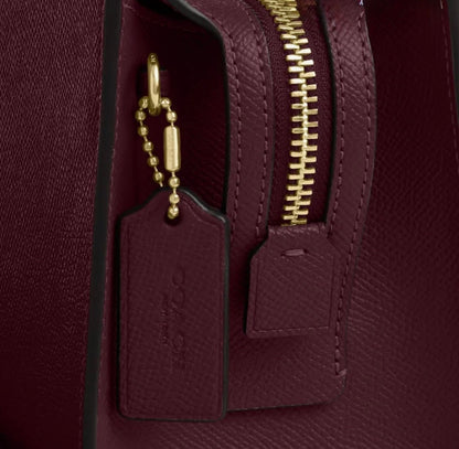 NWT Coach Gia Crossbody Leather Bag In Wine