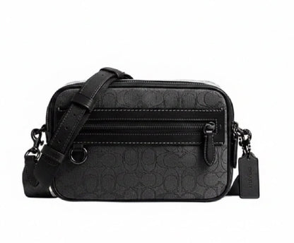 NWT Coach Camera Bag In Signature Jacquard In Black