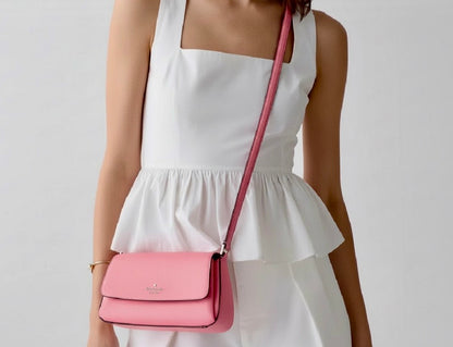 NWT Kate Spade Sutton Mini Crossbody Leather Bag In Pink