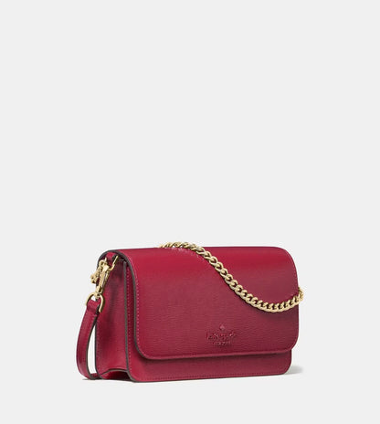 NWT Kate Spade Madison Willow Mini Flap Crossbody Leather Bag In Red