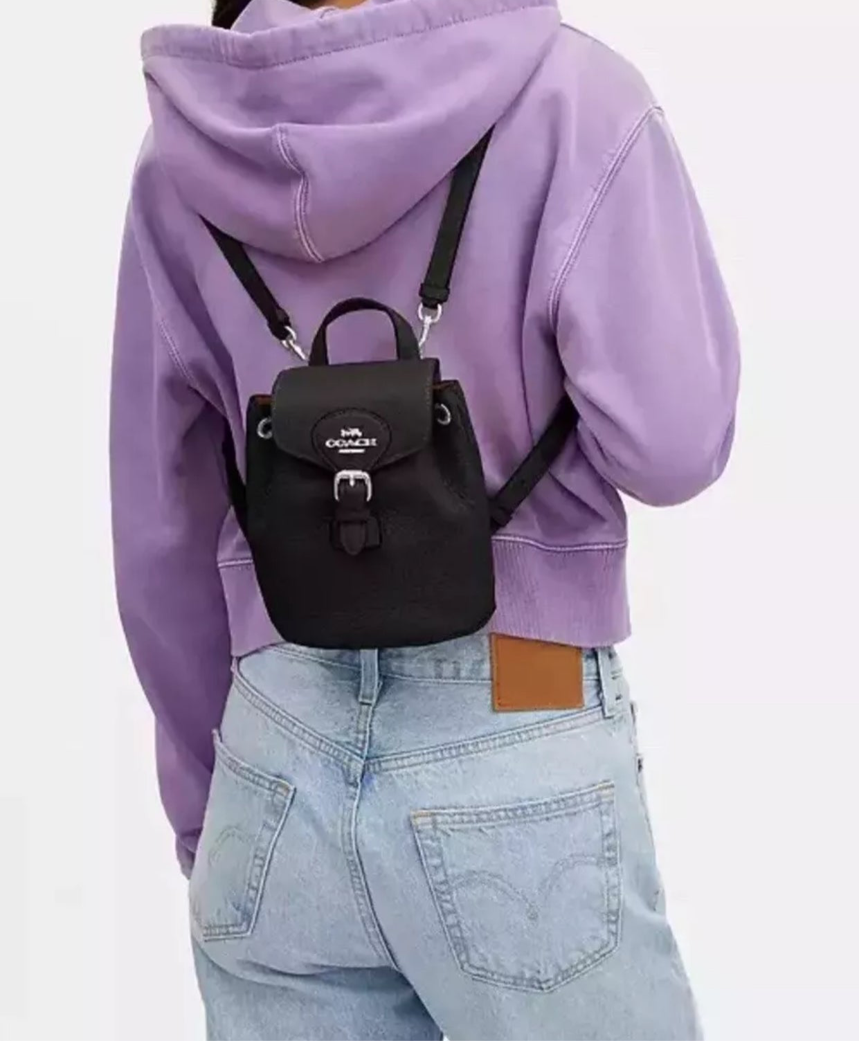 NWT Coach Amelia Convertible Backpack In Leather -Black – Ourbello