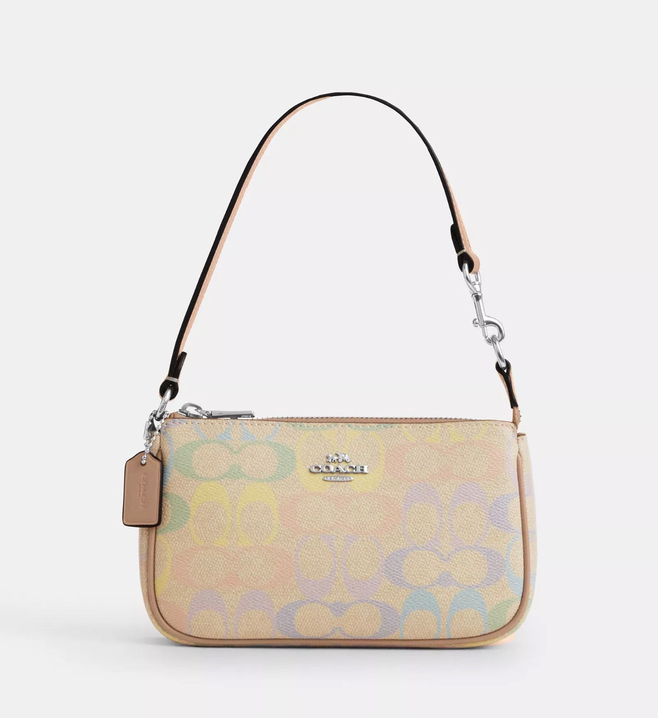 NWT Coach Nolita 19 In Rainbow Signature Canvas
