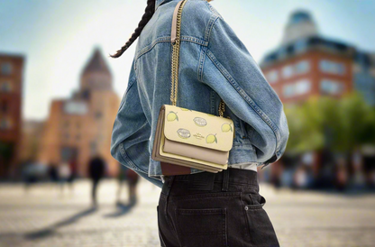 NWT Coach Mini Klare Crossbody Bag With Lemon Print