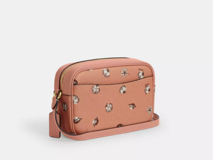 NWT Coach Medium Jamie Camera Bag With Shell Print