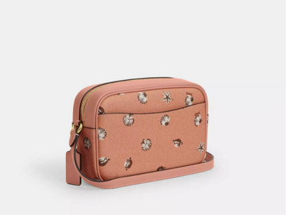 NWT Coach Medium Jamie Camera Bag With Shell Print