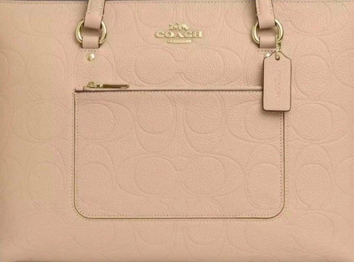 NWT Coach Signature Leather station Tote Bag