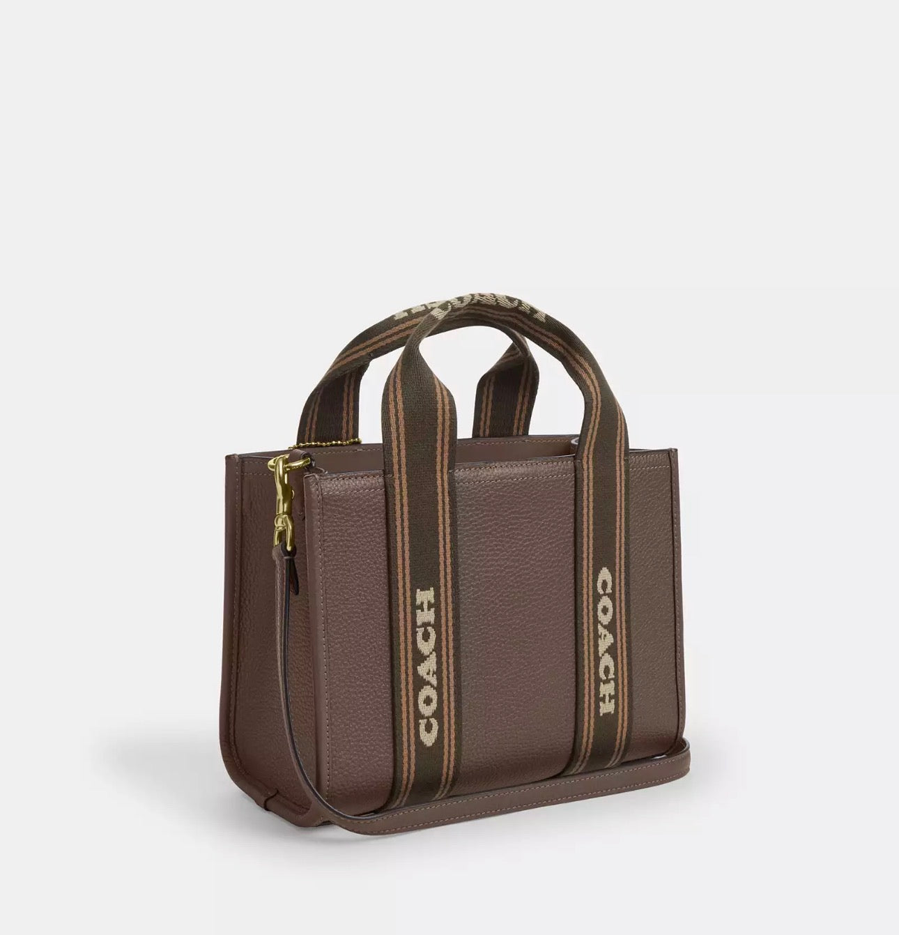 NWT Coach Leather Smith Tote Bag 24 in Dark Stone