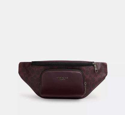 NWT Coach Racer Small Belt Bag Sling Bag In  Signature Canvas