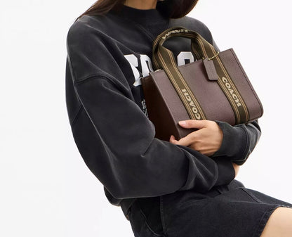 NWT Coach Leather Smith Tote Bag 24 in Dark Stone