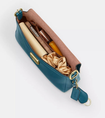 NWT Coach Etta Small Flap Leather Shoulder Bag