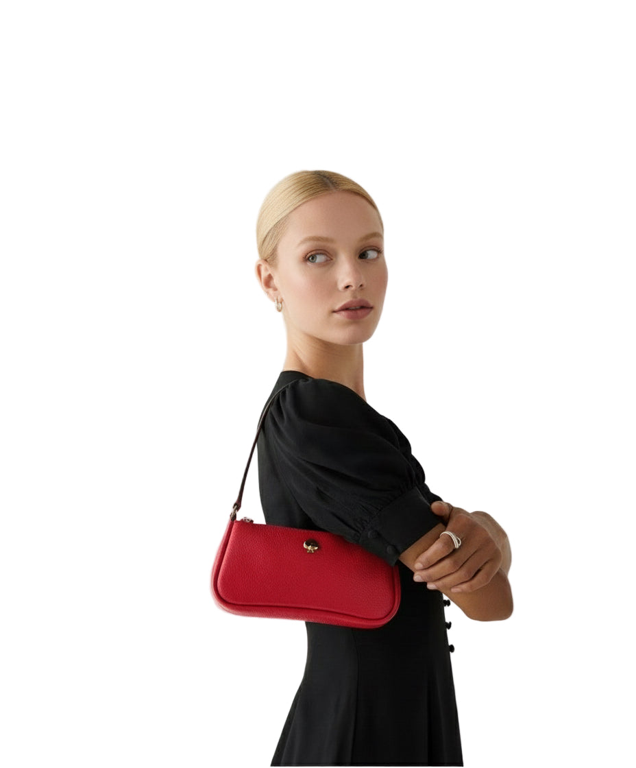 NWT Kate Spade Kayla Convertible Wristlet/Shoulder Bag In Red