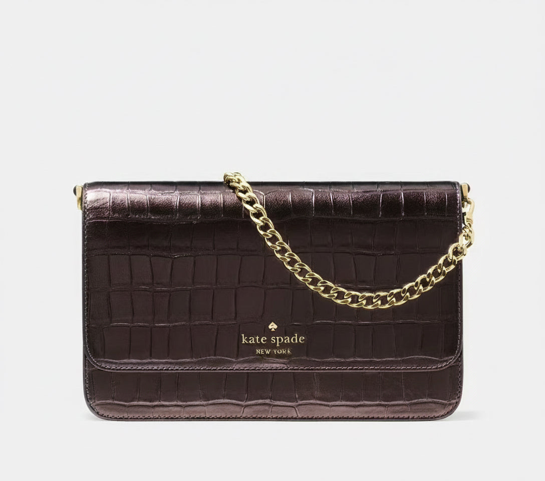 NWT Kate Spade Madison Croc
Embossed Willow Medium Convertible
Crossbody