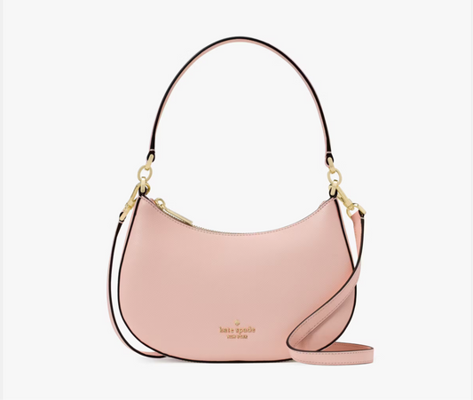 NWT Kate Spade Paige Convertible Medium Leather Crossbody In Rose Smoke