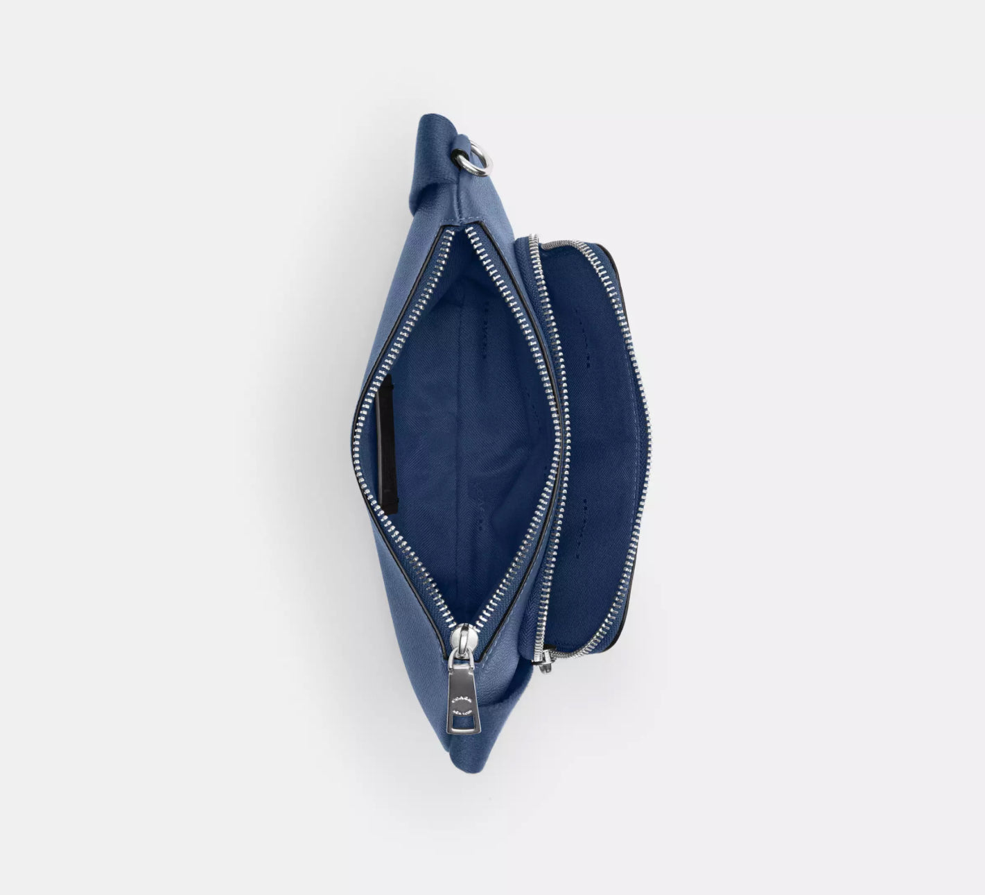 NWT Coach Leather Belt Bag Sling Bag Fanny Pack With Signature Canvas Interior Detail