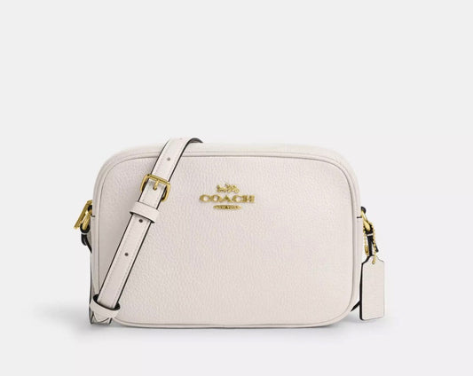 NWT Coach Medium Jamie Camera Crossbody Bag In Chalk
