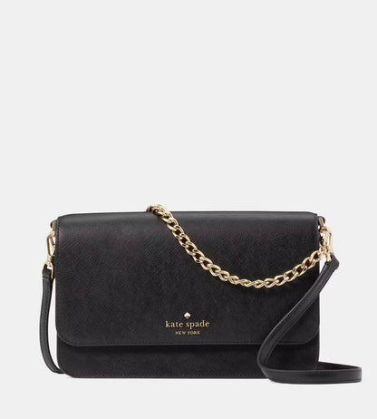 NWT Kate Spade Madison Willow Medium Convertible Crossbody Bag In Black