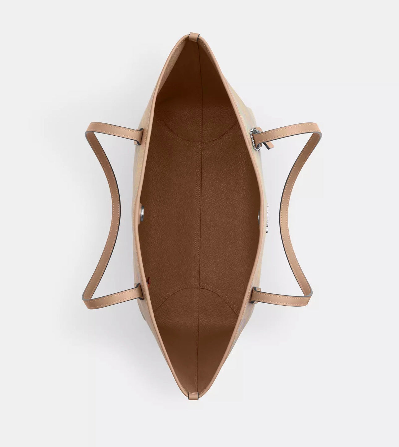 NWT Coach City Tote In Rainbow Signature Canvas