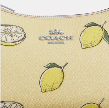 NWT Coach Teri Shoulder Bag With Lemon Print
