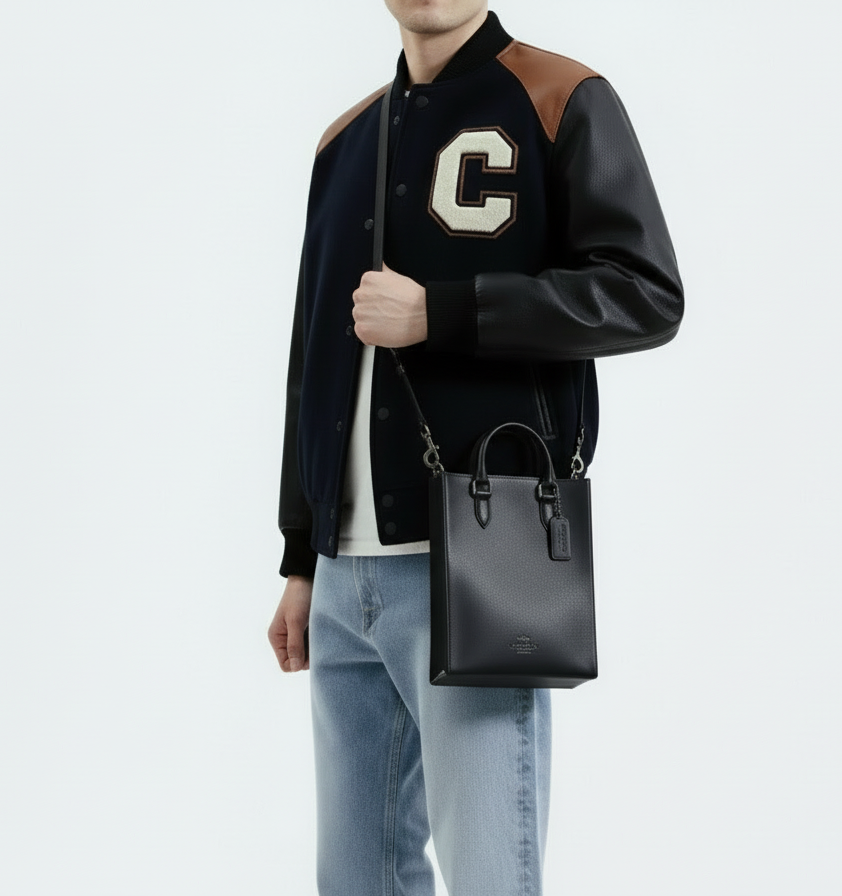 NWT Coach Leather Dylan Tote Bag In Black