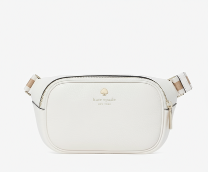 NWT Kate Spade Emma Leather Belt Bag In Parchment