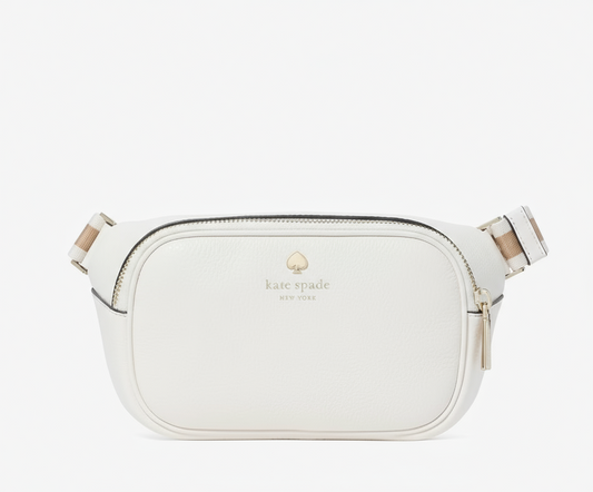 NWT Kate Spade Emma Leather Belt Bag In Parchment