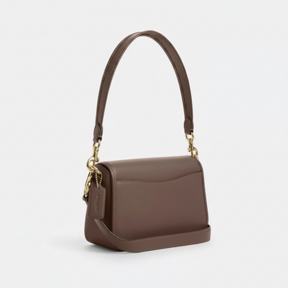 NWT Coach Hadley Shoulder Bag In Dark Stone