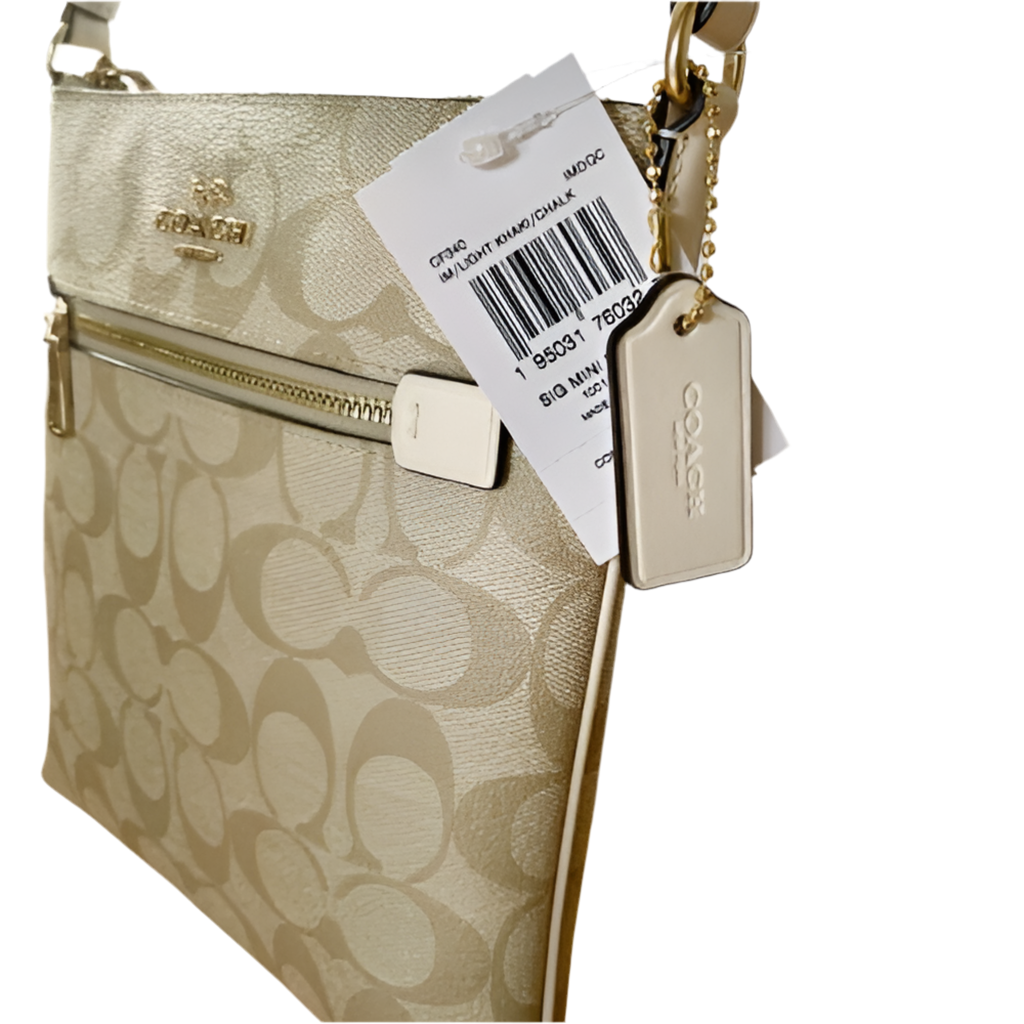 Coach Mini Rowan File Crossbody Bag In Signature Canvas & Leather