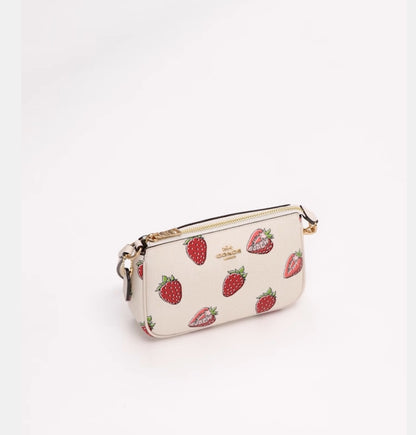 NWT Coach Nolita 19 Shoulder bag/Wristlet with Strawberry Print