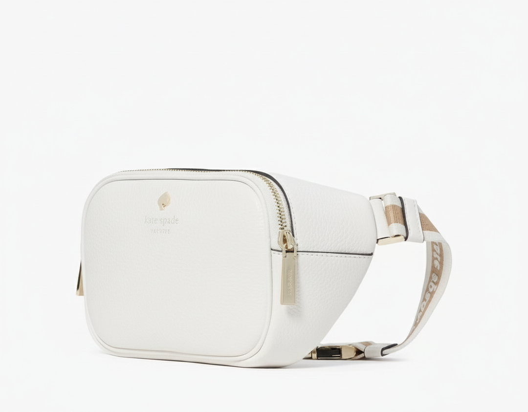 NWT Kate Spade Emma Leather Belt Bag In Parchment