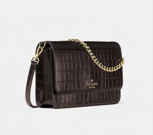 NWT Kate Spade Madison Croc
Embossed Willow Medium Convertible
Crossbody