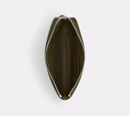 NWT Coach Corner Zip Wristlet In Signature Jacquard