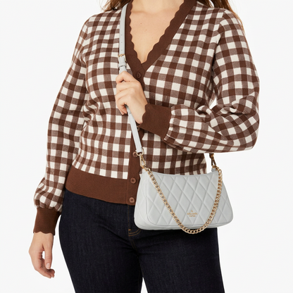 NWT Kate Spade Carey Small Convertible Leather Crossbody Bag