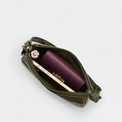 NWT Coach Nolita 19 Leather Shoulder Bag/Wristlet With Snail Print