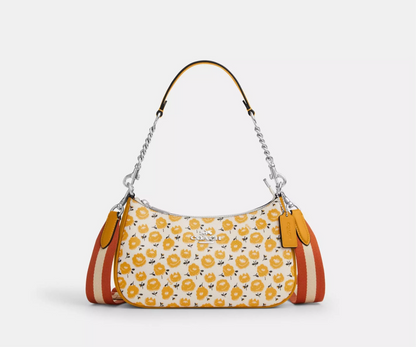 NWT Coach Teri Shoulder Bag With Floral Print