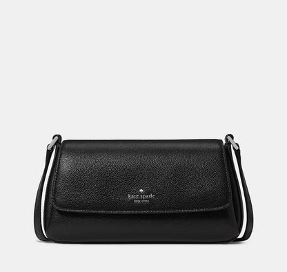 NWT Kate Spade Sutton Mini Crossbody Leather Bag In Black