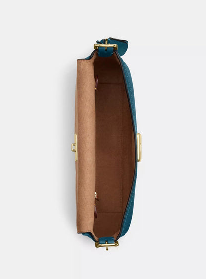 NWT Coach Etta Small Flap Leather Shoulder Bag