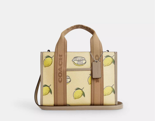 NWT Coach Smith Tote Bag 24 With Lemon Print